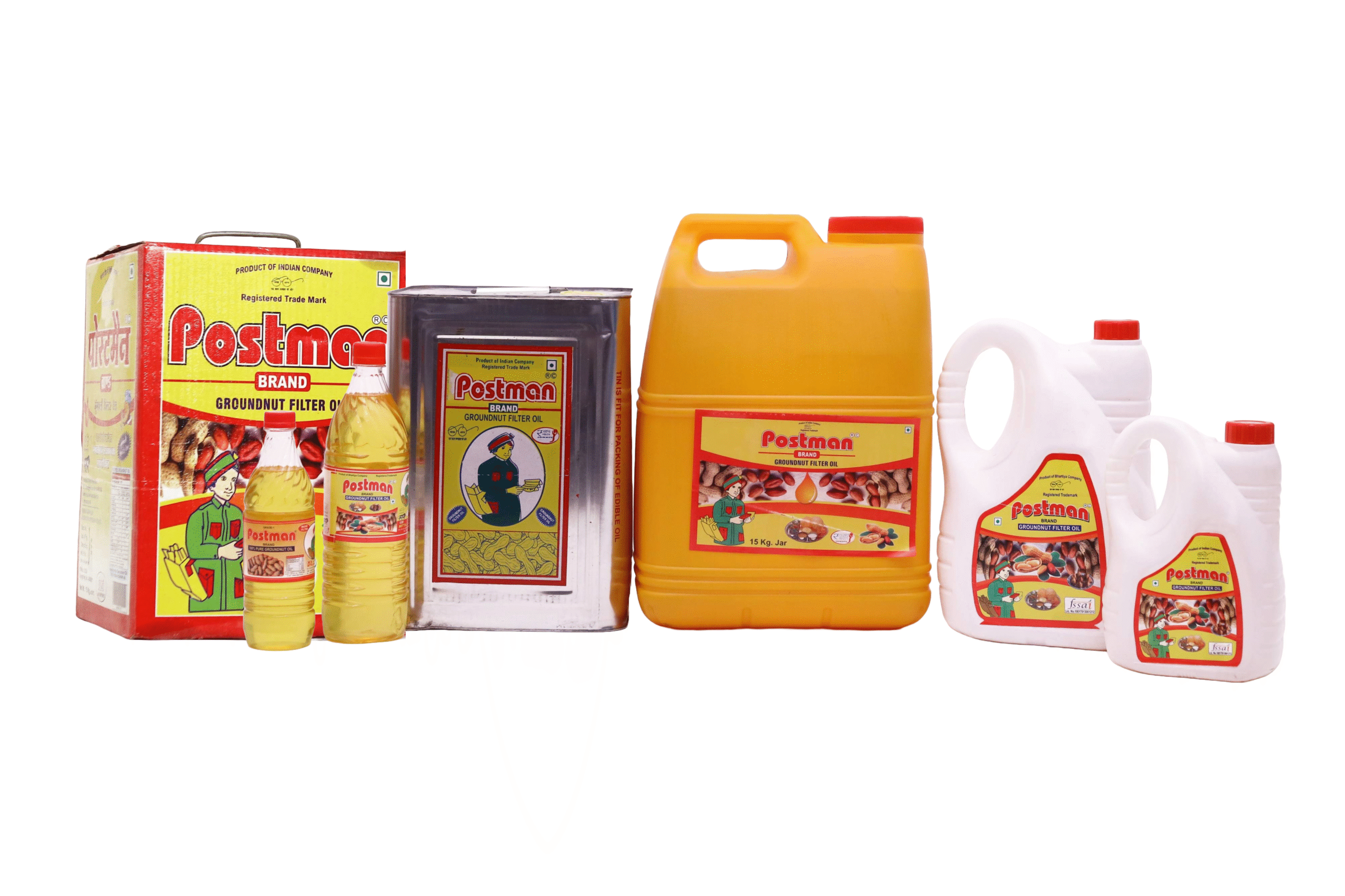 Postman Oils Groundnut Oil Groundnut Filtered Oil - Premium Filtered Peanut Oil by Mittal Oils